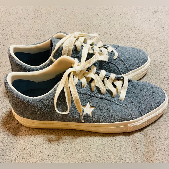 New and Never Been Worn! Converse Suede OneStars, Grey Blue, W8/M6,5 - Picture 1 of 9
